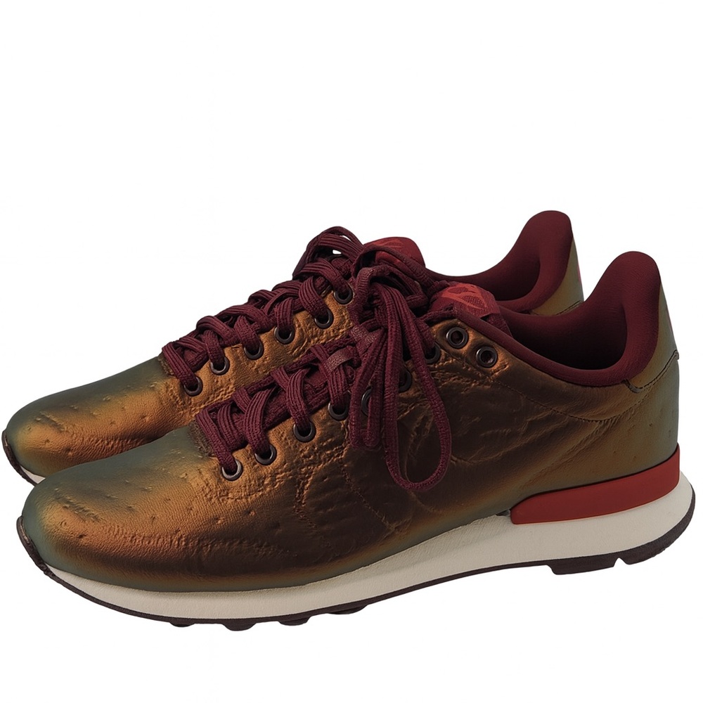 Nike International Jacquard Metallic Mahogany Sneakers